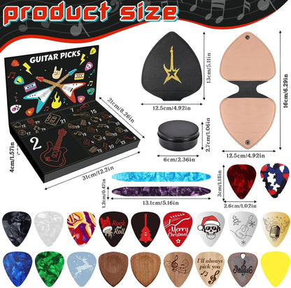 Guitar Pick Advent Calendar