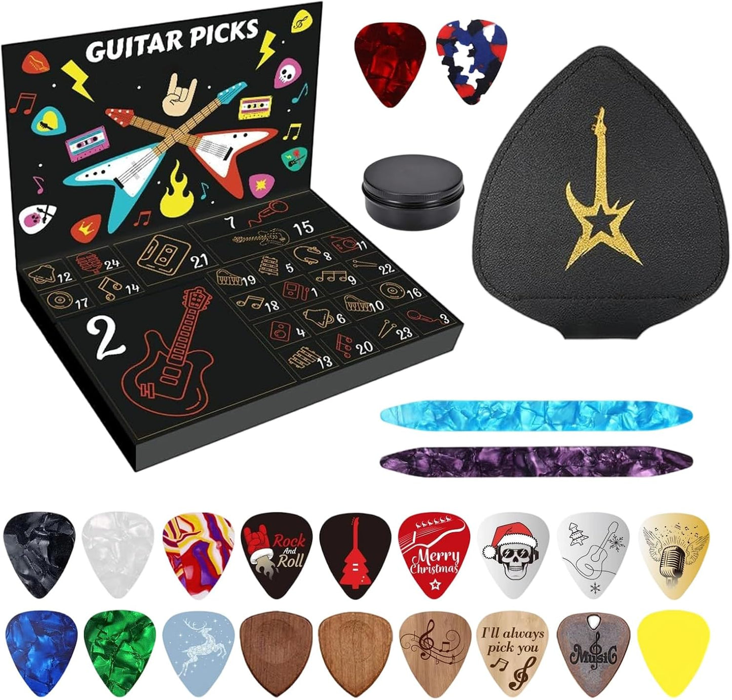 Guitar Pick Advent Calendar